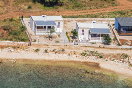 Mobilhome Tarik - letecký pohled, Biograd na Moru, Zadarská riviéra, Chorvatsko