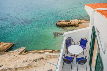 apartmány Paško: apartmán A2 pro 4-5 osob, 1. poschodí