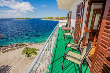 apartmány Paško: apartmán A3 pro 6-8 osob, 2. poschodí