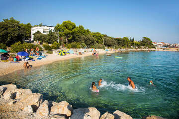 Apartmány Sandra - oblázková pláž 150 m od domu, Mandre, ostrov Pag, Chorvatsko