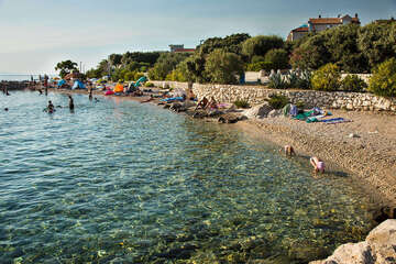 Apartmány Ivica - oblázková pláž 130 m od domu, Mandre, ostrov Pag, Chorvatsko