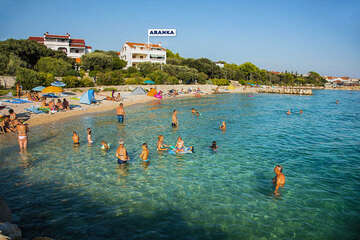 Apartmány Aranka - pláž 40 m od domu, Mandre, ostrov Pag, Chorvatsko