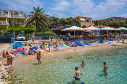 Apartmány Hibiskus - pláž 140 m od domu, Mandre, ostrov Pag, Chorvatsko