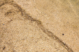 Novigrad - písčitooblázková pláž, Zadarská riviéra, Chorvatsko