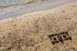 Písečná pláž Milna, Milna, ostrov Vis, Chorvatsko