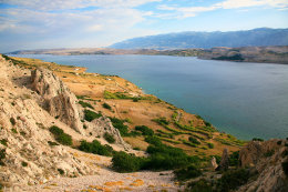 Pláže Pag - Sv. Marko, ostrov Pag, Chorvatsko