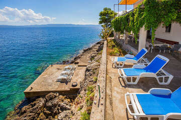 Apartmány Vlaho I - terasa ke slunění, jižní zátoky, ostrov Hvar, Chorvatsko