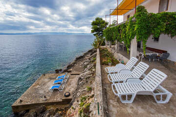 Apartmány Vlaho I - terasa ke slunění, jižní zátoky, ostrov Hvar, Chorvatsko