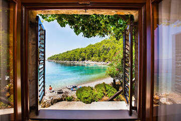 A1 - apartmány Oleander, jižní zátoky, ostrov Hvar, Chorvatsko