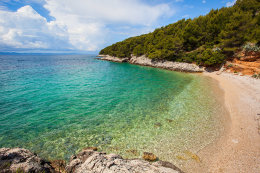 Apartmány Oaza I - třetí pláž, jižní zátoka ostrova Hvar, Chorvatsko