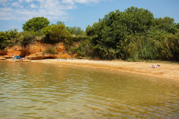 Sv. Filip i Jakov - písečná pláž pod mobilhome Artemida, Chorvatsko