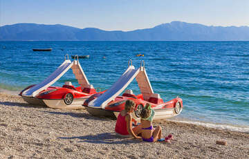 Promajna - pláže, Makarská riviéra, Chorvatsko