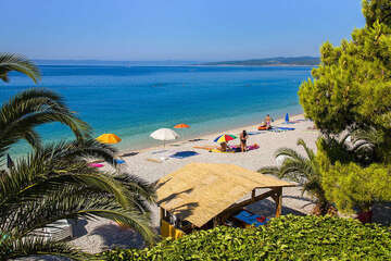 Promajna -  pláže,  Makarská riviéra, Chorvatsko