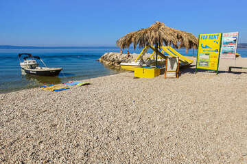 Promajna -  půjčovna šlapadel,  Makarská riviéra, Chorvatsko