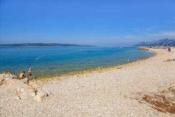 Promajna -  pláže, Makarská riviéra, Chorvatsko