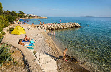 Apartmány Marcelo - oblázková pláž 60 m od domu, Mandre, ostrov Pag, Chorvatsko