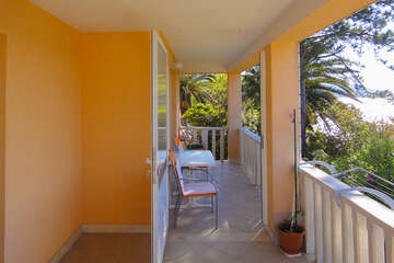 A2, A3 - možnost propojení apartmánů přes terasu, apartmány Providenca, Orebić, Pelješac, Chorvatsko