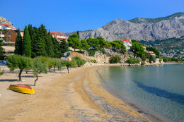 Pláže - apartmány Bili, Omiš-Duće, Chorvatsko