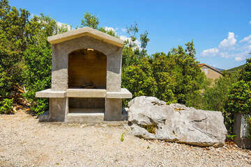 Apartmány Nektarina - gril u domu, zátoka Kabli, Pelješac, Chorvatsko