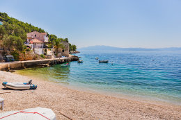 Apartmány Ribar - oblázková pláž, jižní zátoky, ostrov Hvar, Chorvatsko