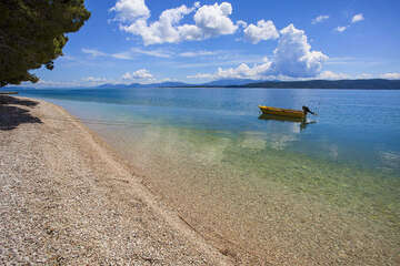 Živogošće - Mala Duba - oblázkové pláže, Makarská riviéra, Chorvatsko