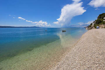Živogošće - Mala Duba - oblázkové pláže, Makarská riviéra, Chorvatsko