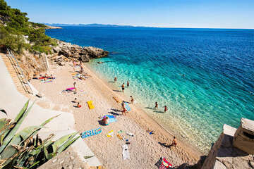 Apartmány Zorana - oblázková pláž 30 m od domu, Dingač-Borak, poloostrov Pelješac, Chorvatsko