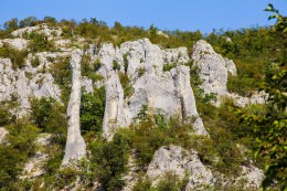 Přírodní park Učka - kaňon Vela Draga, Istrie, Chorvatsko