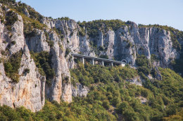Přírodní park Učka - kaňon Vela Draga, Istrie, Chorvatsko