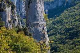 Přírodní park Učka - kaňon Vela Draga, Istrie, Chorvatsko