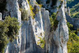 Přírodní park Učka - kaňon Vela Draga, Istrie, Chorvatsko