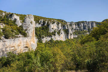 Přírodní park Učka - kaňon Vela Draga, Istrie, Chorvatsko