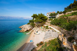 Apartmány Maslina - oblázková pláž, Hvar, Chorvatsko