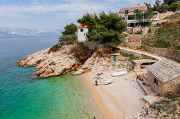 Apartmány Maslina - oblázková pláž, Hvar, Chorvatsko