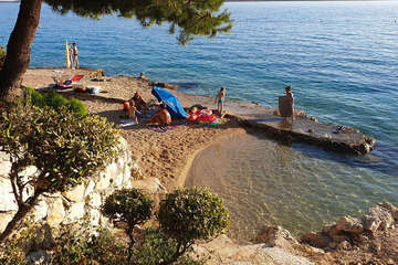 Apartmány Silvano - oblázková pláž 30 m od domu, Mandre, ostrov Pag, Chorvatsko