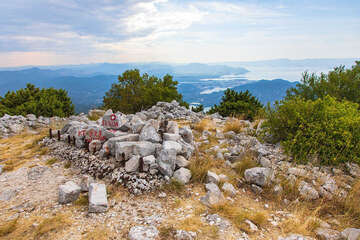 Výstup na Sv. Iliju 961 m n. m. , Gradac, Chorvatsko