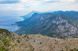 Výstup na Sv. Iliju 961 m n. m. , Gradac, Chorvatsko