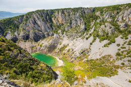 Imotski - Modro jezero, Chorvatsko