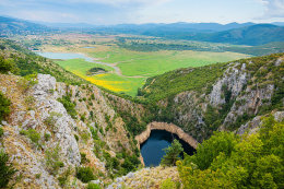 Prološko Blato - vyhlídka, Chorvatsko