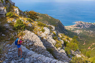 Výstup na Sv. Iliju 961 m n. m. , Gradac, Chorvatsko