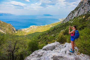 Výstup na Sv. Iliju 961 m n. m. , Gradac, Chorvatsko