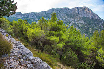 Výstup na Sv. Iliju 961 m n. m. , Gradac, Chorvatsko
