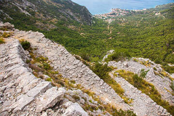 Výstup na Sv. Iliju 961 m n. m. , Gradac, Chorvatsko