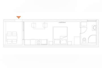 studio A6 - apartmány Jutrenka, Dingač-Borak, Pelješac, Chorvatsko