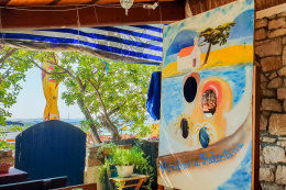 Pakoštane - rybářská restaurace v centru, Zadarská riviéra, Chorvatsko