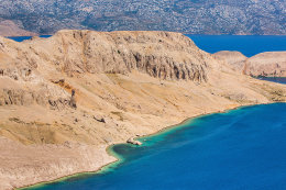 Metajna - Beritnica, ostrov Pag, Chorvatsko