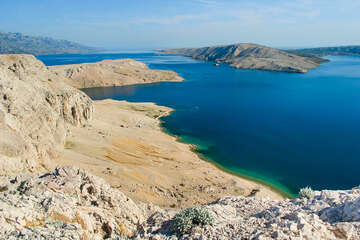 Metajna - Beritnica, ostrov Pag, Chorvatsko