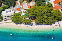 Živogošće - Mala Duba - letecký pohled, Makarská riviéra, Chorvatsko