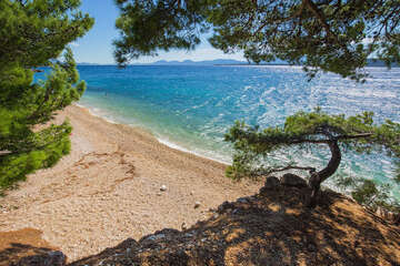 Apartmány Nuša - oblázková pláž 110 m od domu, Živogošče - Mala Duba, Makarská riviéra, Chorvatsko