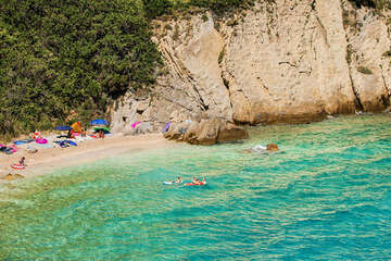 Pag-Bošana - zátoky a pláže, ostrov Pag, Chorvatsko